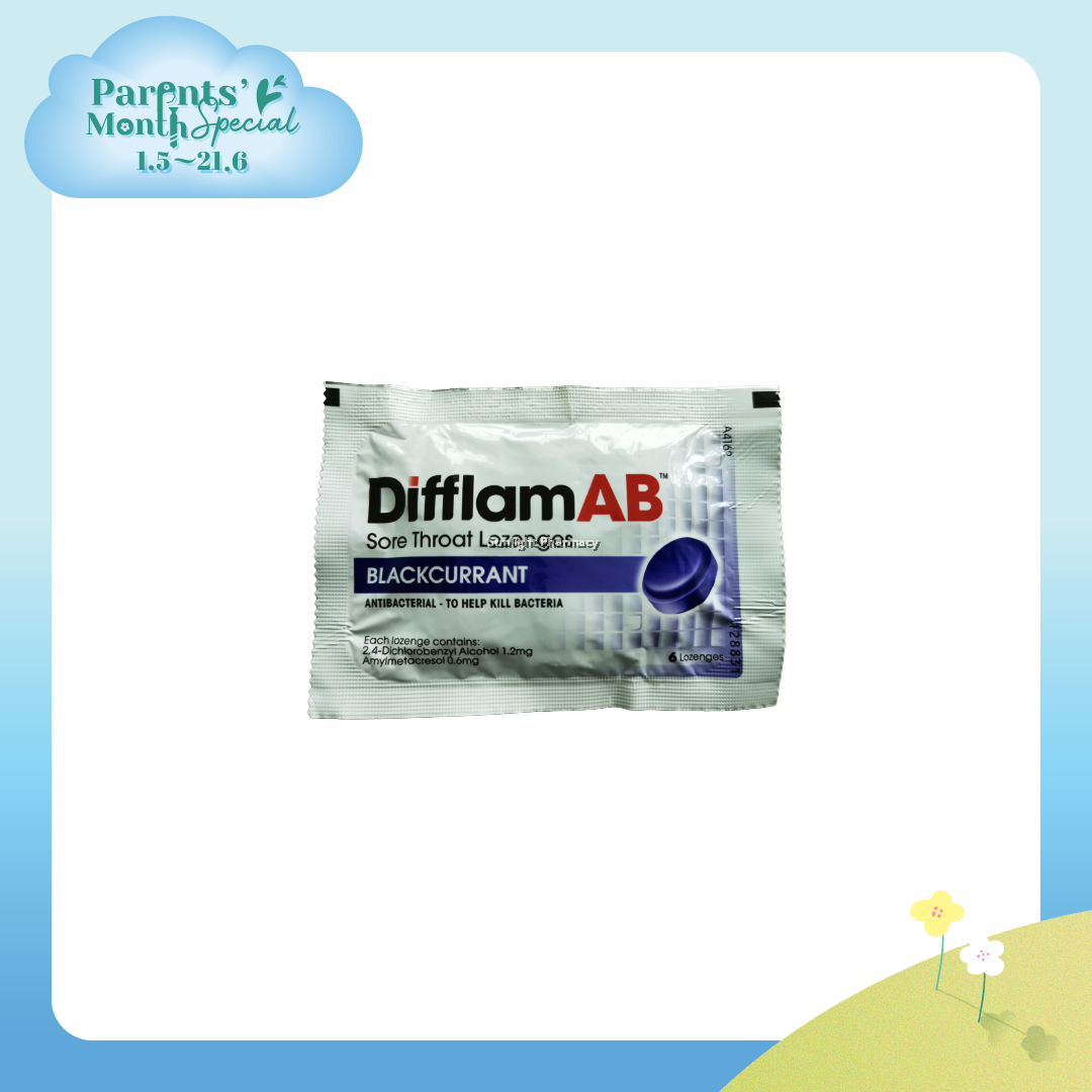 DIFFLAM AB Sore Throat Lozenges (All Flavours) 6'S