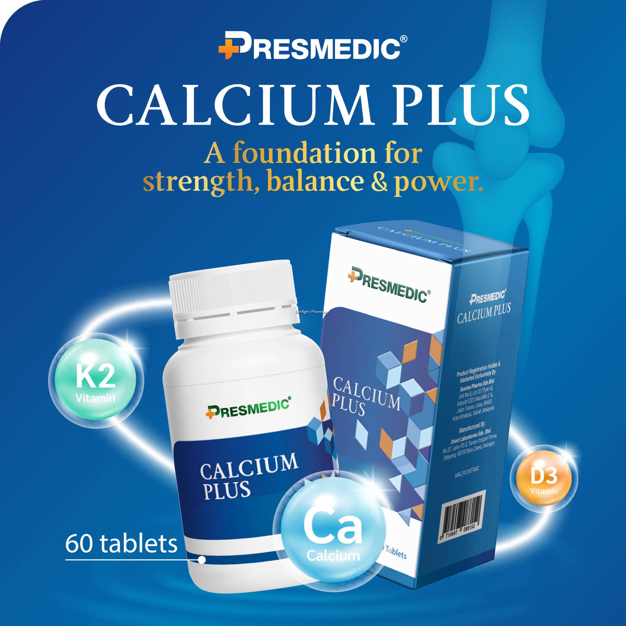 Presmedic Calcium Plus 60’s - Bone Health & Osteoporosis Support ...
